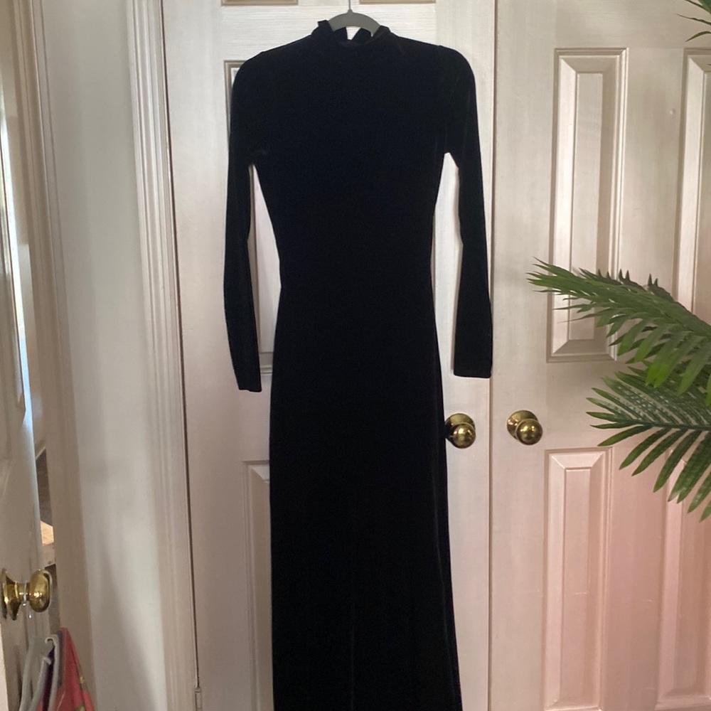 naked wardrobe velvet dress